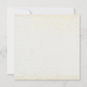 Niedliche Minimalistische Einladung zum 14. Geburt (Rückseite)