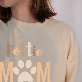 Niedliche Minimalistische Rottie Rottweiler Hunde T-Shirt