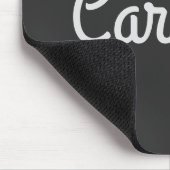 Niedliche Minimalistische Skripttypografie Name Sc Mousepad (Ecke)