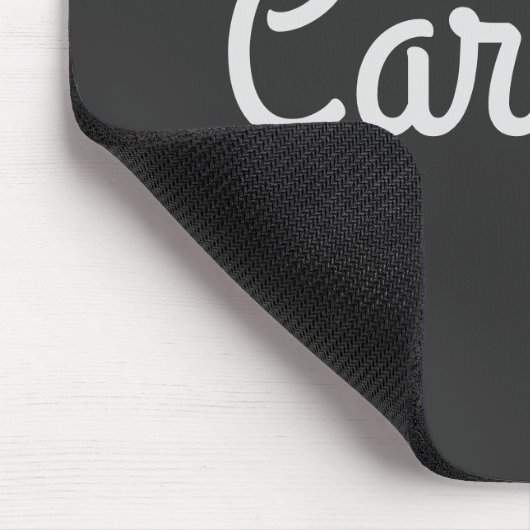Niedliche Minimalistische Skripttypografie Name Sc Mousepad (Ecke)