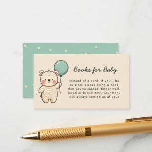 Niedliche Minimalistische Vorwartbücher für Baby Begleitkarte