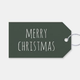 Niedliche Minimalistische Weihnachten | Deep Fores Geschenkanhänger