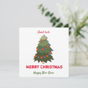 Niedliche Minimalistische Weihnachten und Neues Ja