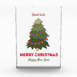 Niedliche Minimalistische Weihnachten und Neues Ja Fotoblock