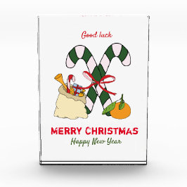 Niedliche Minimalistische Weihnachten und Neues Ja Fotoblock