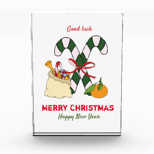 Niedliche Minimalistische Weihnachten und Neues Ja Fotoblock