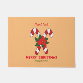 Niedliche Minimalistische Weihnachten und Neues Ja Fußmatte