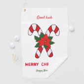 Niedliche Minimalistische Weihnachten und Neues Ja Golfhandtuch (Insitu)