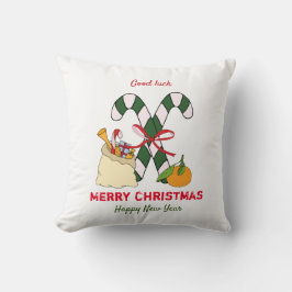 Niedliche Minimalistische Weihnachten und Neues Ja Kissen