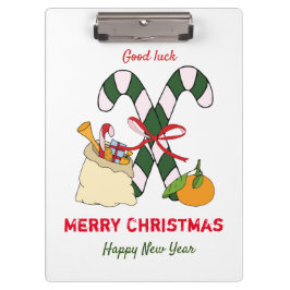 Niedliche Minimalistische Weihnachten und Neues Ja Klemmbrett