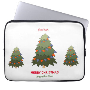Niedliche Minimalistische Weihnachten und Neues Ja Laptopschutzhülle