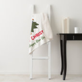 Niedliche Minimalistische Weihnachten und Neues Ja Sherpadecke (Beispiel)