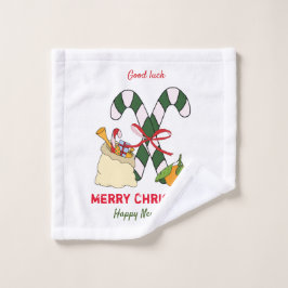 Niedliche Minimalistische Weihnachten und Neues Ja Waschlappen