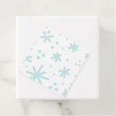 Niedliche Minze Snowy Snowflake Stars Geschenkanhänger (Beispiel)