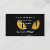 Niedliche Mischmasch mit Fangs Visitenkarte (Rückseite)