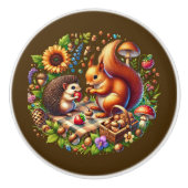 Niedliche Mischtiere Keramikknauf (Vorderseite)