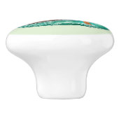 Niedliche Mischwälder Keramikknauf (Seitenansicht)