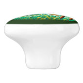 Niedliche Mischwaldtiere Keramikknauf (Seitenansicht)