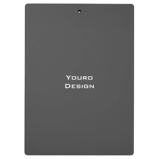 Niedliche mit Monogramm Blume grau und rosa Klemmbrett (Rückseite)