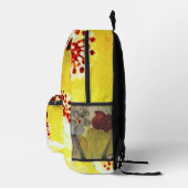 Niedliche Mit Monogramm Blumendrucke Bedruckter Rucksack (Rechts)