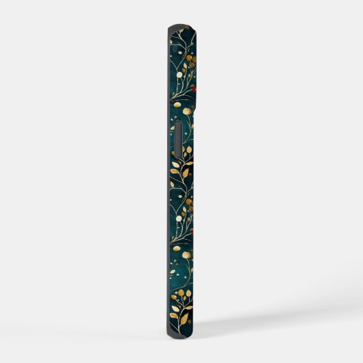 Niedliche Mit Monogramm Blumenfarbe gemustert iPhone 15 Hülle (Rechte Seite)