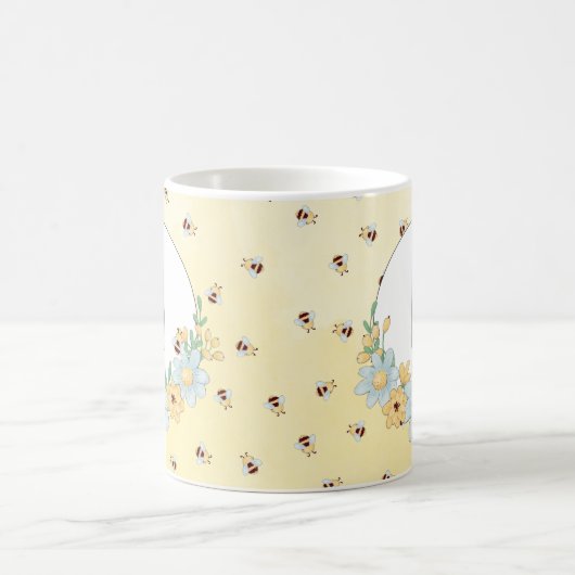 Niedliche Mit Monogramm Hummel Kaffeetasse (Mittel)