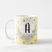 Niedliche Mit Monogramm Hummel Kaffeetasse (Links)
