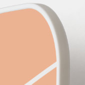 Niedliche Mit Monogramm Initialen Peach Sports Coo Pickleball Schläger (Linke Seite)
