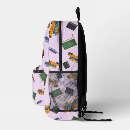 Niedliche Mit Monogramm Schule Bedruckter Rucksack (Rechts)