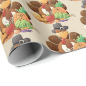 Niedliche mit Ziegeln gedeckte Geschenkpapier (Rolleneckpunkt)