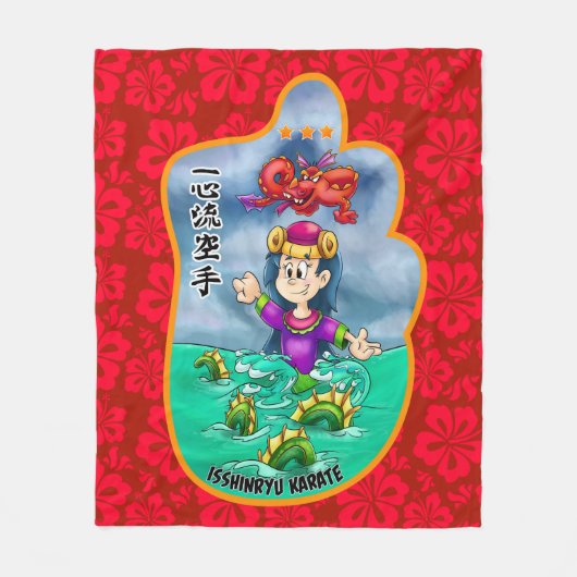 Niedliche Mitzu Gami (Isshinryu) Decke (Vorderseite)