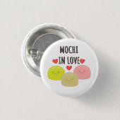 Niedliche Mochi Cartoon Zeichnungen Button (Vorne & Hinten)