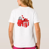 Niedliche Mode Emoji mit Shopping T-Shirt (Rückseite)