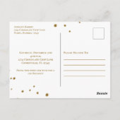 Niedliche moderne Bäckerei Verkauf Whimsikkos Post Postkarte (Rückseite)