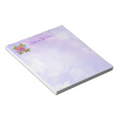 Niedliche moderne Blume Notizblock (angewinkelt)