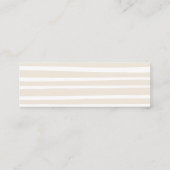 Niedliche moderne Display-Duschkarteneinlage Mini Visitenkarte (Rückseite)