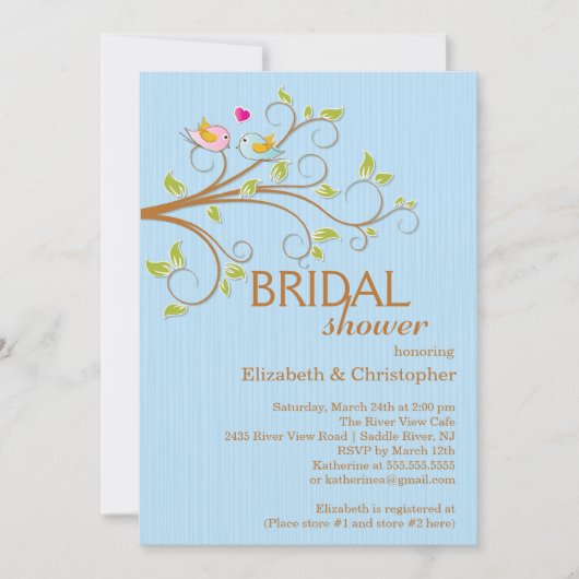 Niedliche moderne einladung (Vorderseite)