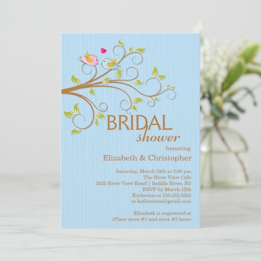 Niedliche moderne einladung (Stehend Vorderseite)