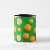 Niedliche moderne, einzigartige Citrus Frucht Art  Tasse (Zentrum)