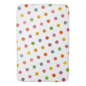 Niedliche moderne Elegante einfache mehrfarbige Po Badematte (Vorderseite Vertikal)