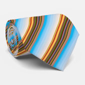 Niedliche, moderne, farbenfrohe Streifen Krawatte (Gerollt)