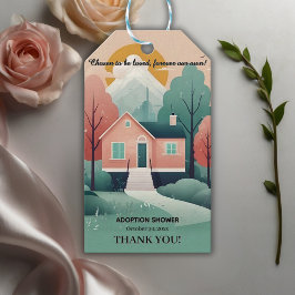 Niedliche moderne Forever Zuhause-Adoption zur För Geschenkanhänger