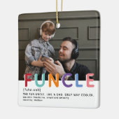 Niedliche moderne Funktionstüchtigkeit Foto Weihna Keramikornament (Links)