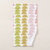 Niedliche, moderne geometrische Formen Badhandtuch Set (Handtuch)