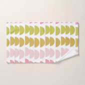 Niedliche, moderne geometrische Formen Badhandtuch Set (Handtuch)