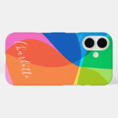 Niedliche, moderne geometrische Formen Personalisi Case-Mate iPhone Hülle (Rückseite (Horizontal))