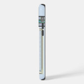 Niedliche Moderne Goldene Retriever Hunde Kunst iPhone Hülle (Linke Seite)