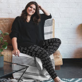 Niedliche moderne Hundeblock-Leggings Leggings