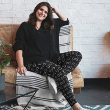 Niedliche moderne Hundeblock-Leggings