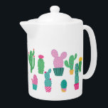 Niedliche moderne Kaktus-Illustrationen<br><div class="desc">Rosa und grüne Kakteen mit weißem Hintergrund,  modernes und minimalistisches niedliches Design.</div>
